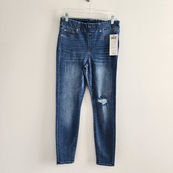 Liverpool Chloe High Rise Skinny Jeans Size 6 Blue Chic Y2K Classic NWT